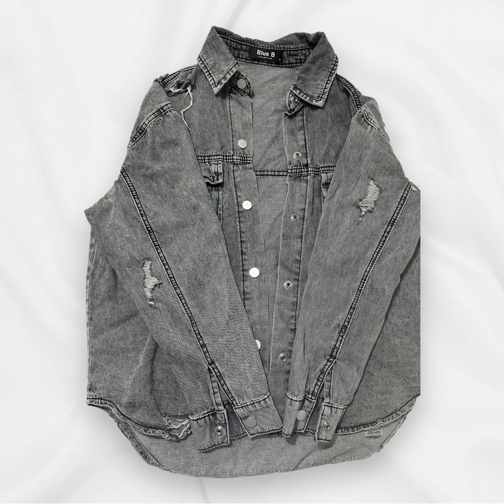 Grey Denim Jacket